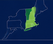 Northeast service area map
